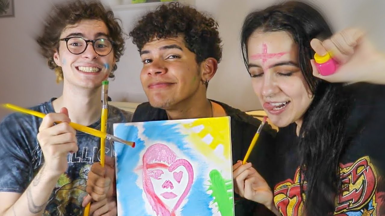 PINTANDO QUADRO ALCOOLIZADOS! 🥂 Ciclopin e Gab Coppola