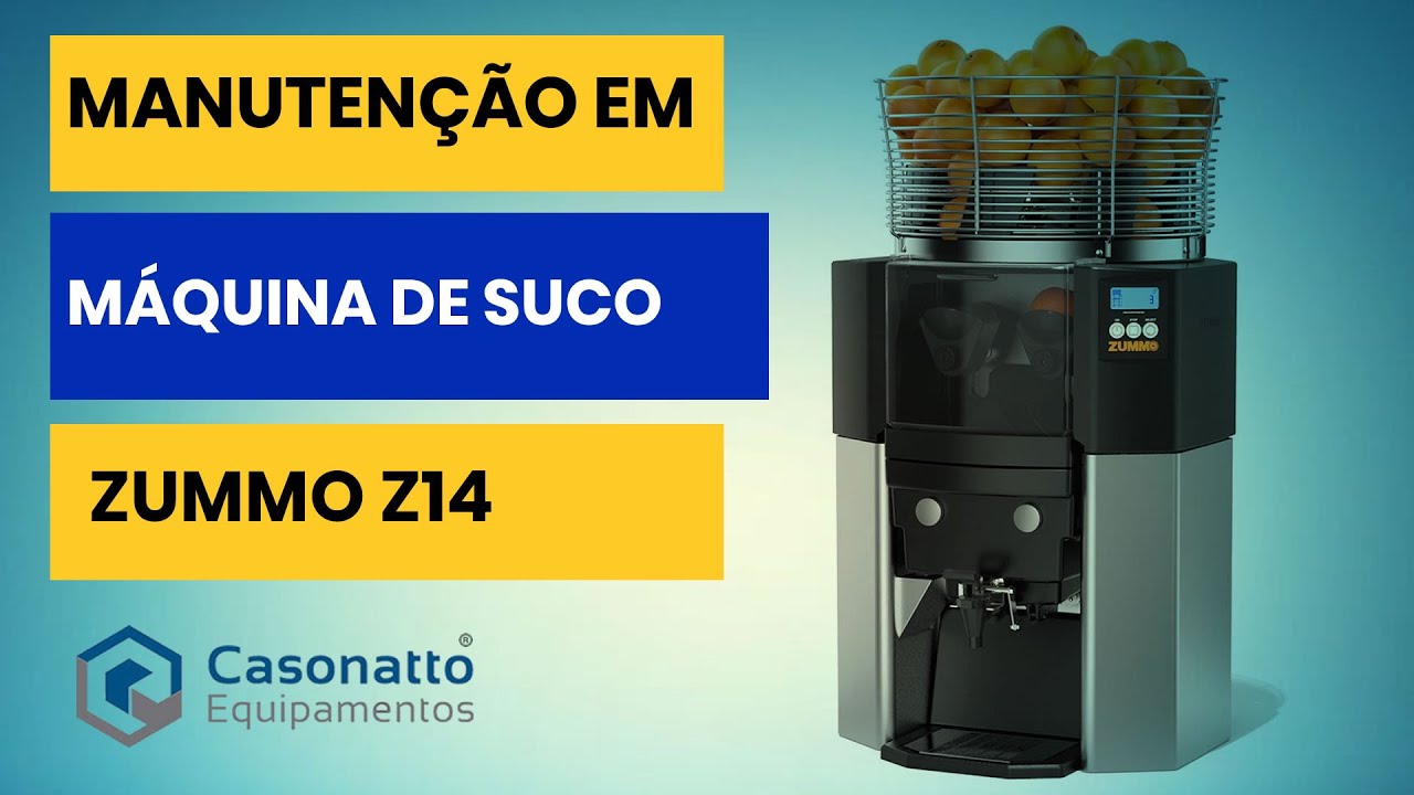 Manutenção em Máquina de Suco Z14 Zummo - Casonatto Equipamentos