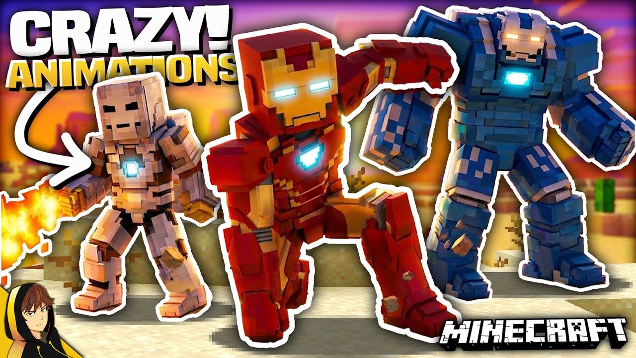 I Became IRON MAN in Minecraft... These Animations are INSANE!!