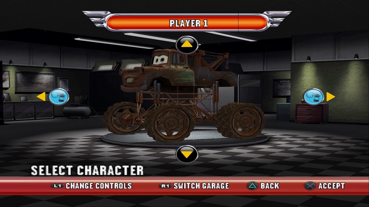 Cars Race-O-Rama PS2 - Monster Mater Gameplay (PCSX2)