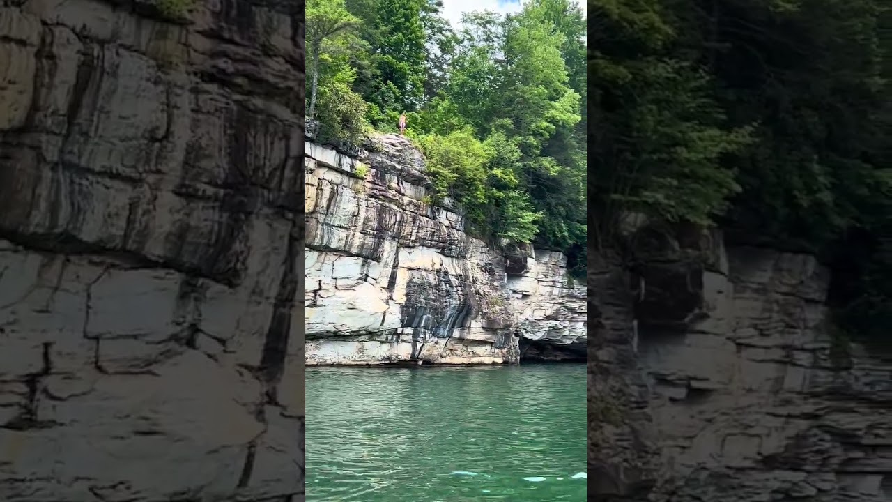 INSANE 70 Foot Cliff Jump West Virginia
