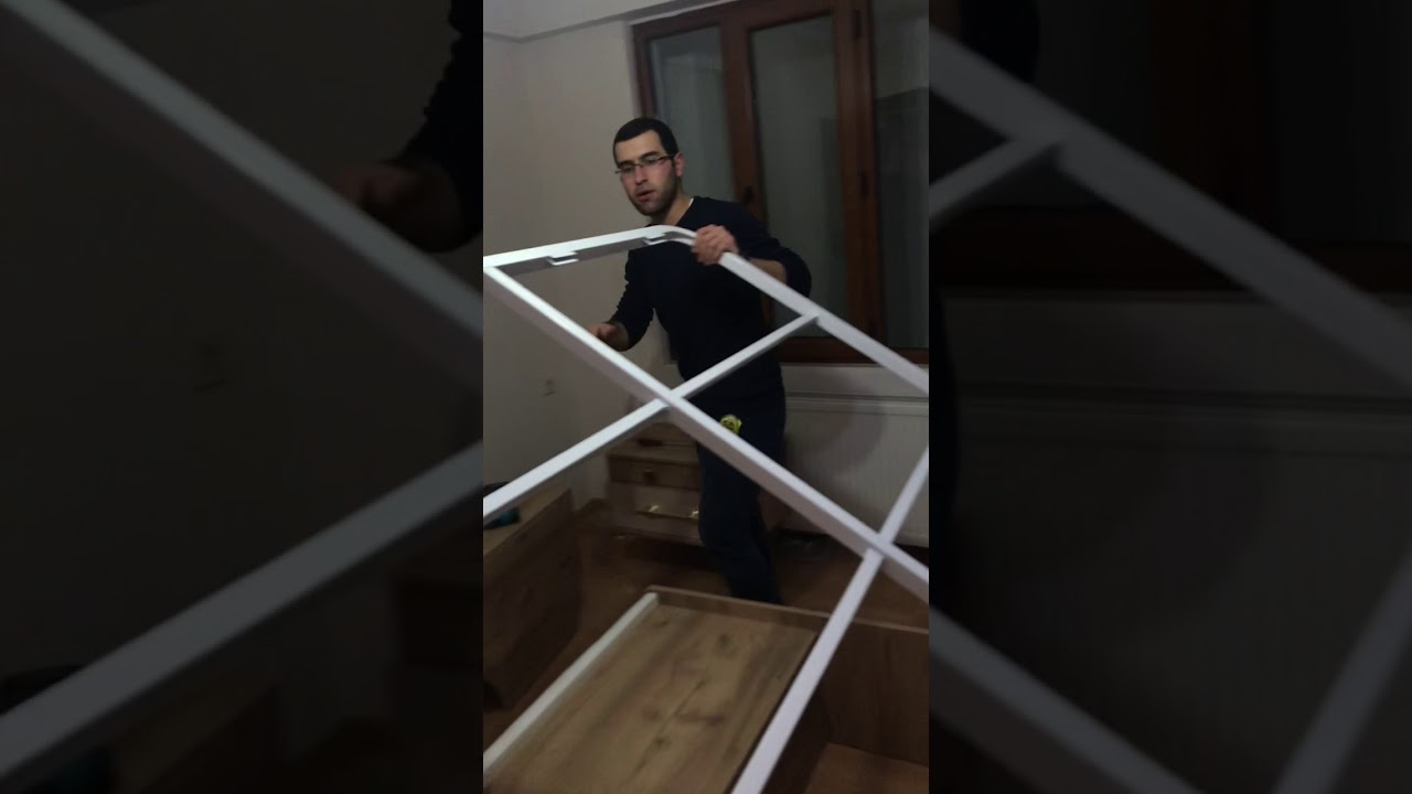 Bazalı karyola montajı