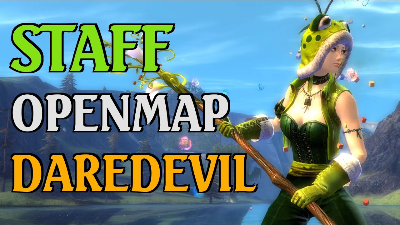 (GW2) STAFF DAREDEVIL -  OPENMAP LIFESTEAL (End of Dragons)