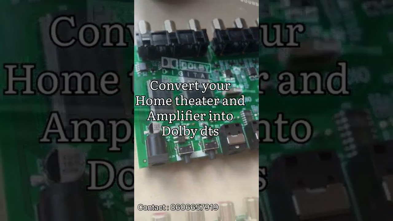 HD Audio Rush 5.1 Dolby Digital Decoder | optical to RCA 5.1 Convert