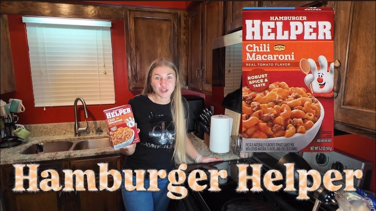 Russian Girl Tries Hamburger Helper for the First Time 🇷🇺 (Is It Actually Good?)