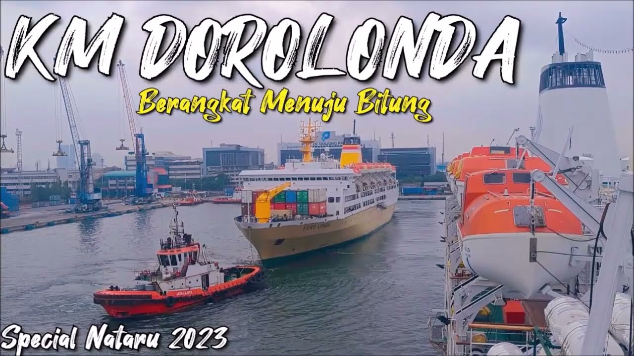 KM Dorolonda Berangkat Angkut Penumpang Arus Libur Natal 2023 dan Tahun Baru 2024.