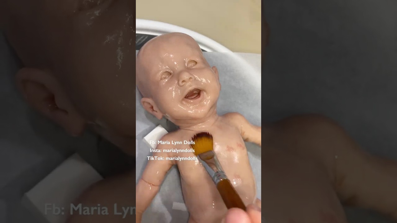 Painting a Silicone Reborn Baby Doll, Start to Finish  #rebornartistry  #reborndoll #siliconebaby
