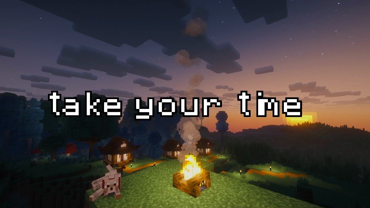 Lost in Time 8 Hours of Aesthetic Minecraft Landscapes  Soft Melodies
