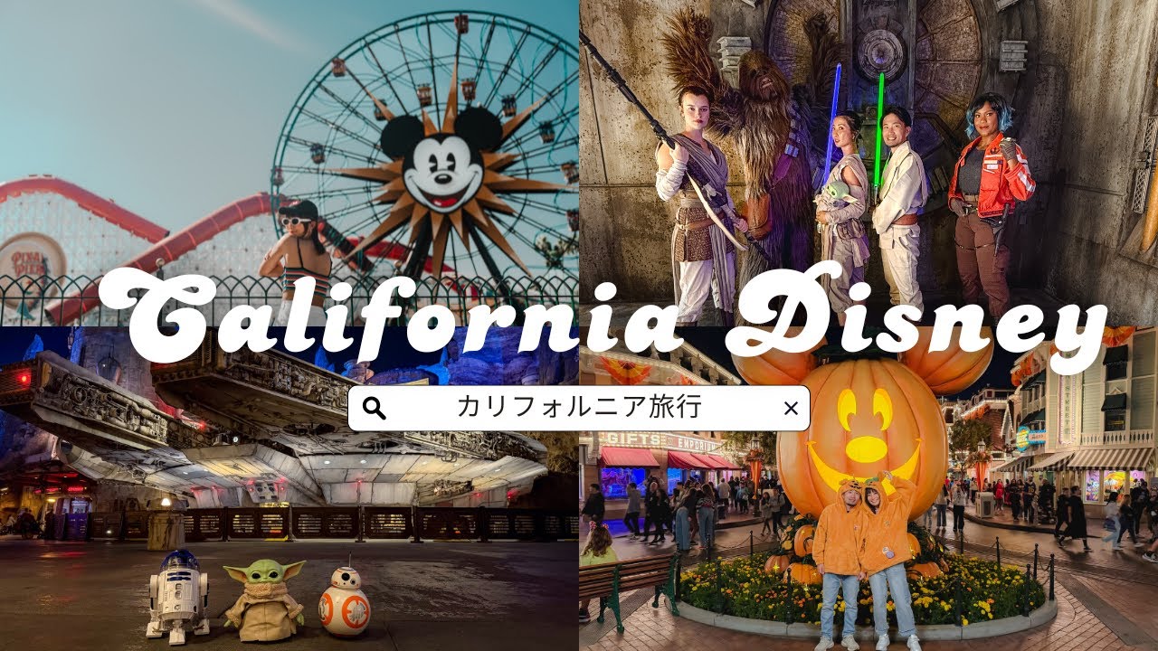 【カリフォルニア/ロサンゼルス①】新婚旅行でカリフォルニアディズニー！スターウォーズエリアを遊ぶ尽くす！