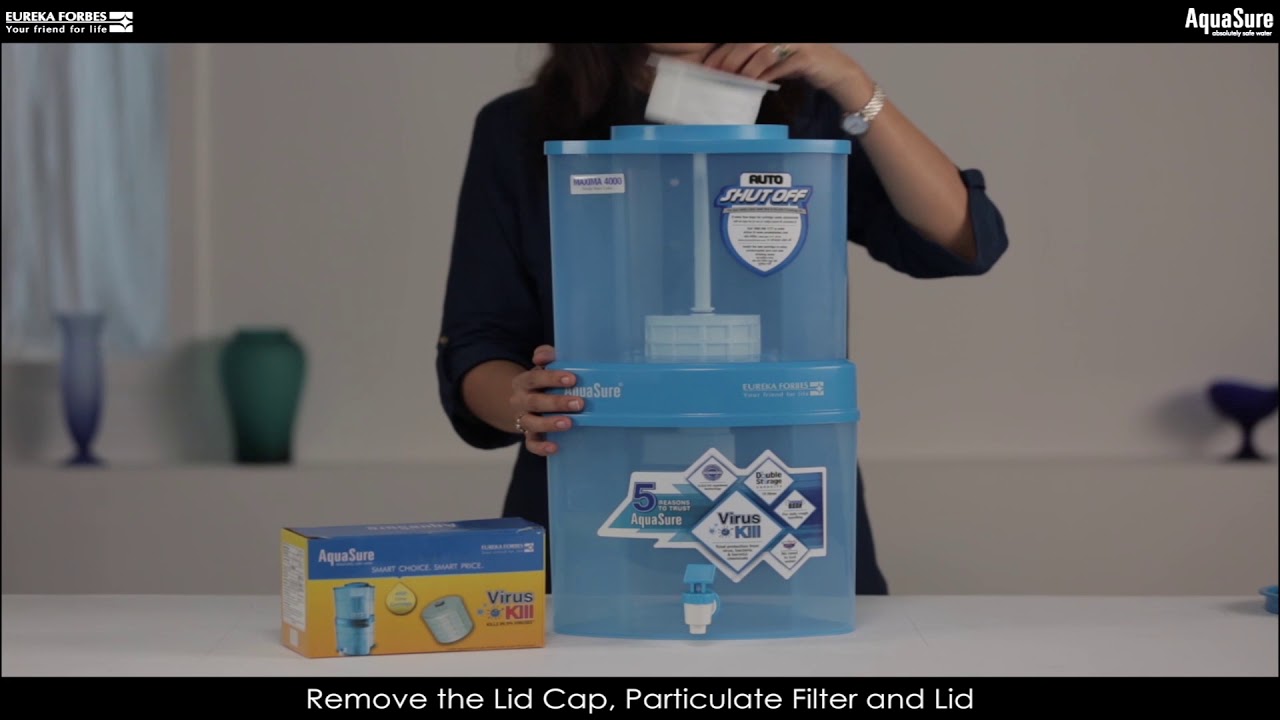 Eureka Forbes AquaSure Maxima 4000, Xtra Tuff and Aayush Installation Guide