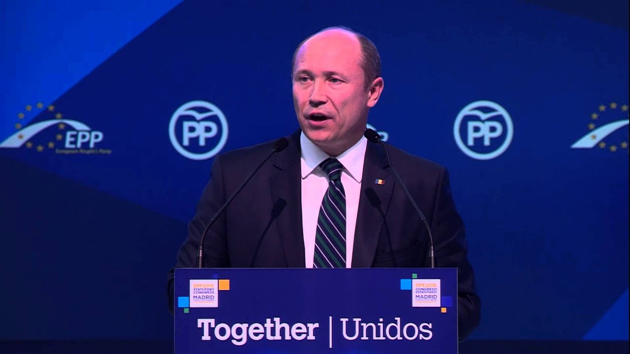 EPP Madrid Congress - Valeriu Streleț, Prime Minister of Moldova