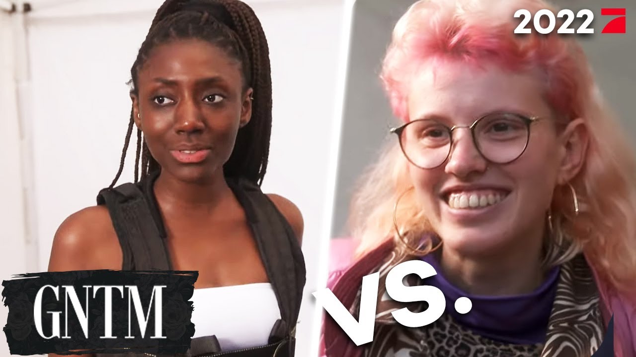 Es geht hoch hinaus - Viola und Jasmin machen den Anfang beim Videoshooting | GNTM 2022 ProSieben