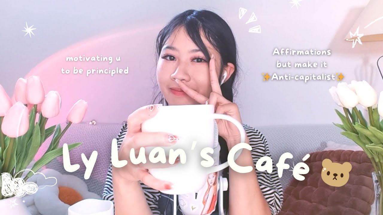 ASMR Struggling under Capitalism? Let me comfort you! 🌈 | affirmations, deep breaths, rain sounds 🌧️
