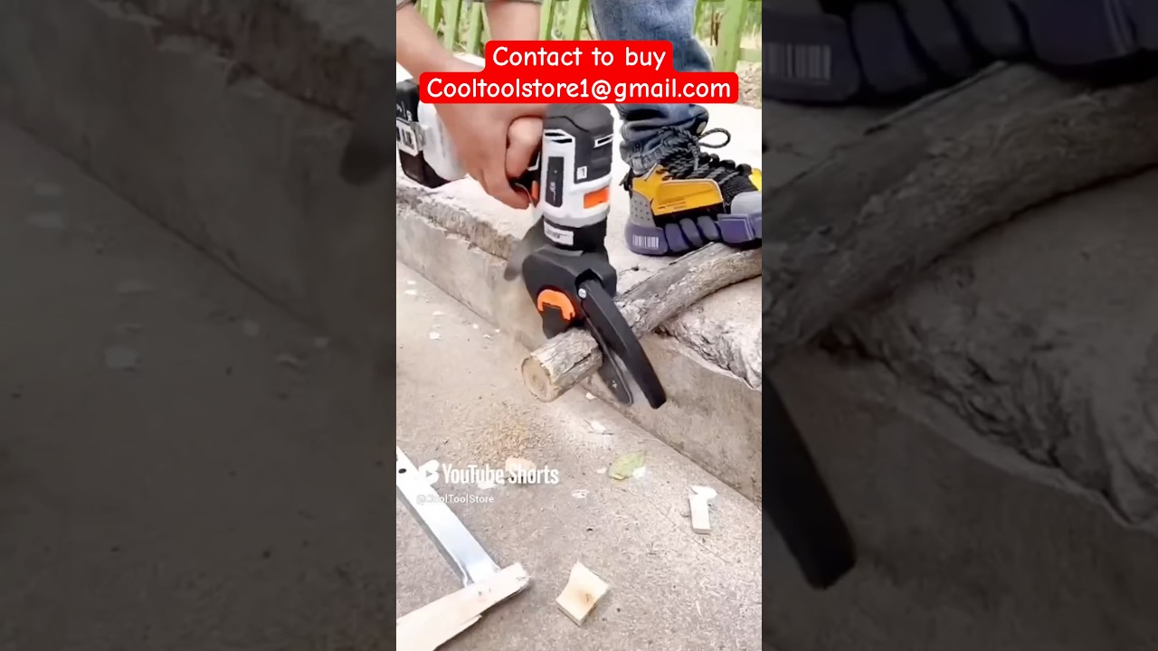 All in one cordless electric chainsaw #allinone #chainsaw #minichainsaw #tools #ctstore