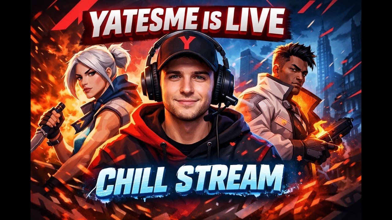 CHILL SOLO QUEUE RANK PUSH LIVE WITH YATESME #livestream #valorant #shortsfeed