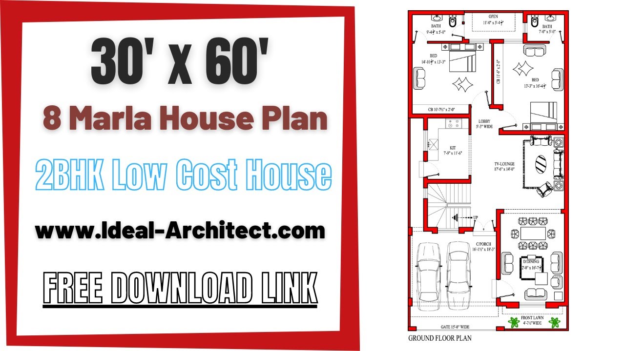 30x60 House Plan East Facing | 30x60 House Plan | 30x60 House Plan 3D