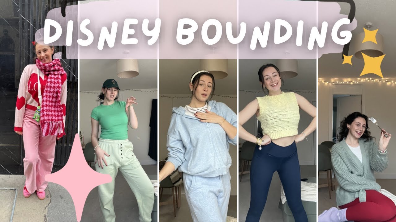 Disney Bounding Outfit Ideas 🏰✨ 5 Easy Looks for the Parks or At Home
