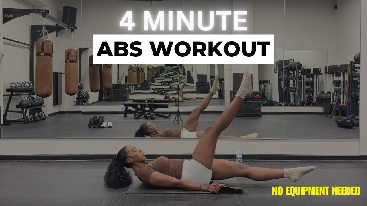 The 4-Minute ABS Workout That Actually Works