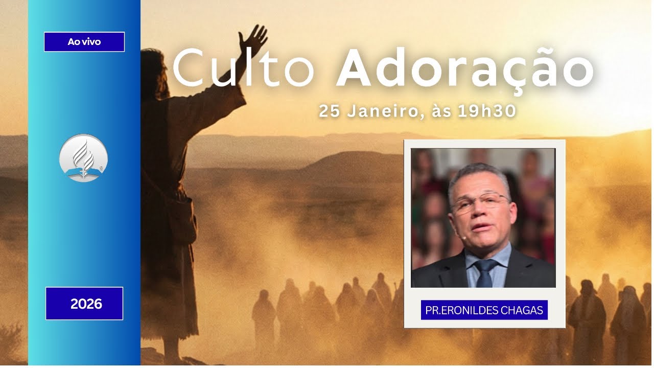 🔴 AO VIVO | CULTO DE DOMINGO - 25.01.2026 -  19:30