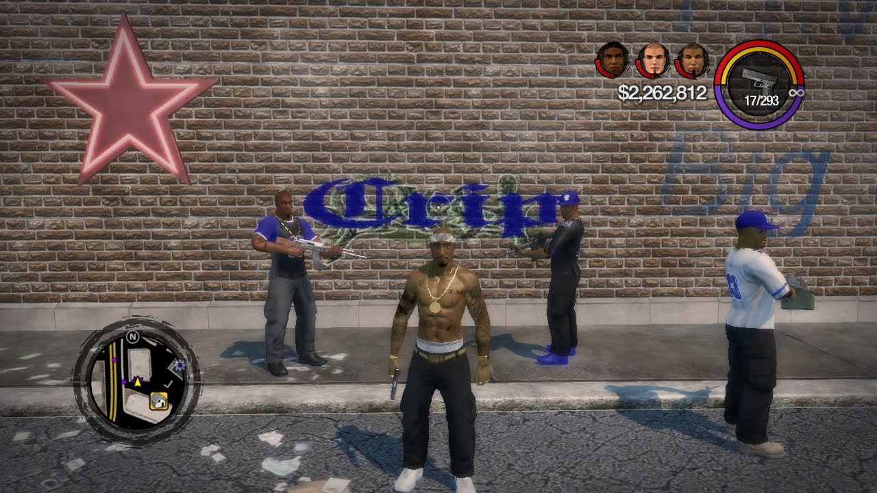Saints Row 2 RealLifeGangs Mod ( Bloods Crips Latin Kings TRG)