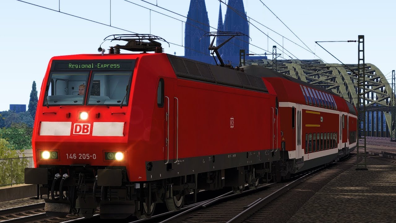 BR146.0 RE10125 Regionalexpress | Köln - Düsseldorf | Hohenzollernbrücke | Train Simulator 2017