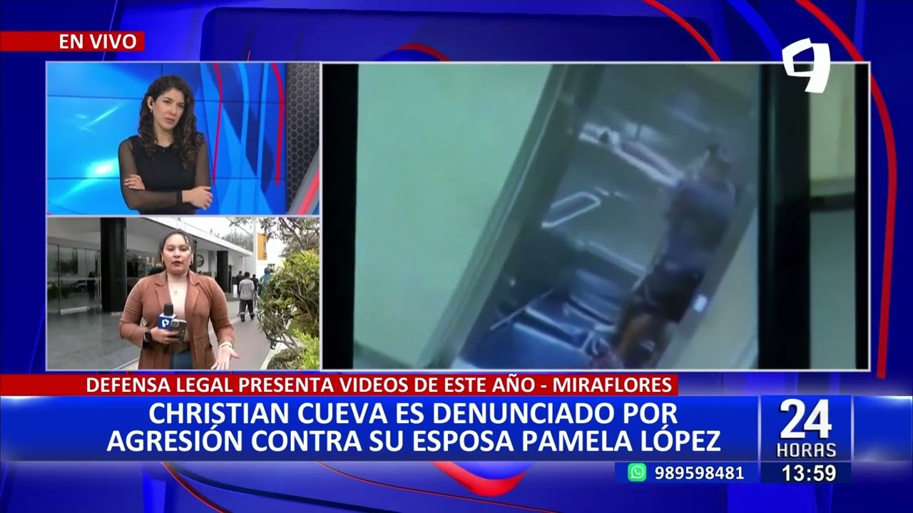 Salen a la luz imágenes de Christian Cueva golpeando a Pamela López: ella suplica por su vida