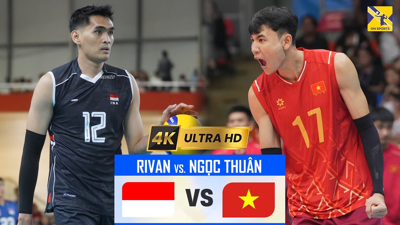 Full 4K | INDONESIA vs. VIETNAM | Rivan toát mồ hôi hột trước sức công phá của Ngọc Thuân