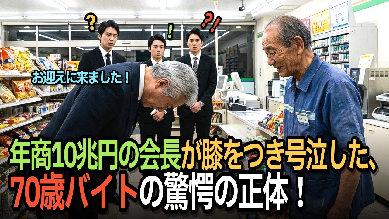 「ノロマな老人はクビだ！」店長が罵倒した直後、日本最大の会長が現れ90度のお辞儀をした理由