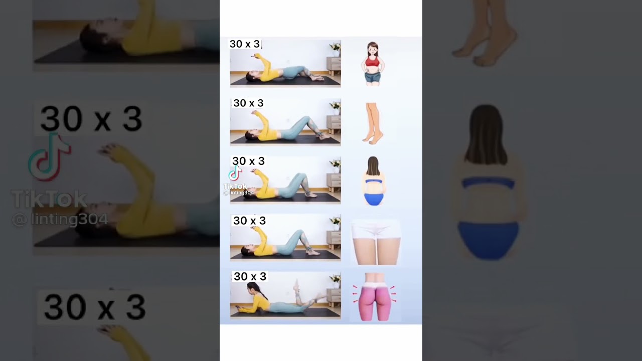 Exercise for girl to have sexy body ❤️❤️❤️❤️