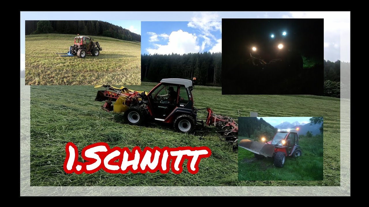 Siloballen machen  mit Reform Metrac und brielmaier 19 PS,Fendt716, Fendt415 und Mounty 80s (Reform)