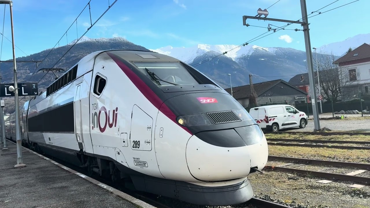 Le TGV INOUI 5116 départ le 7 Février à 12h06 en gare d’Albertville en direction de BSM arrivant …….