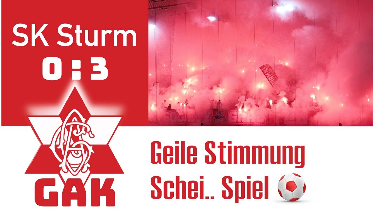 GAK ⚽️ SK Sturm - geile Stimmung trotz Niederlage 🔴⚪