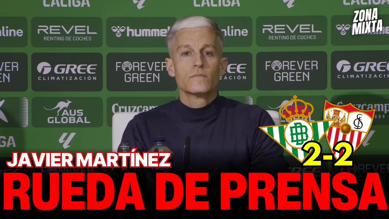 Rueda de Prensa de Javi Martínez | Real Betis 2-2 Sevilla FC | El Gran Derbi