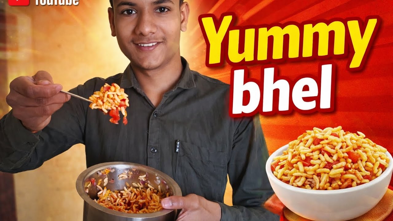 aaj banai Yummy bhel 😯😋