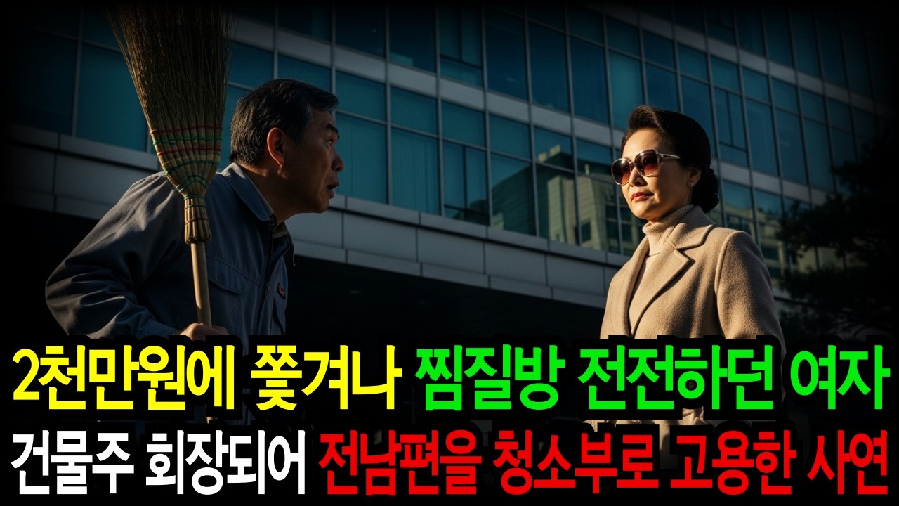 2천만원에 쫓겨나 찜질방 전전하던 여자, 건물주 회장되어 전남편을 청소부로 고용한 사연 #인생사연 #가족사연 #감동사연 #시니어사연 #오디오사연