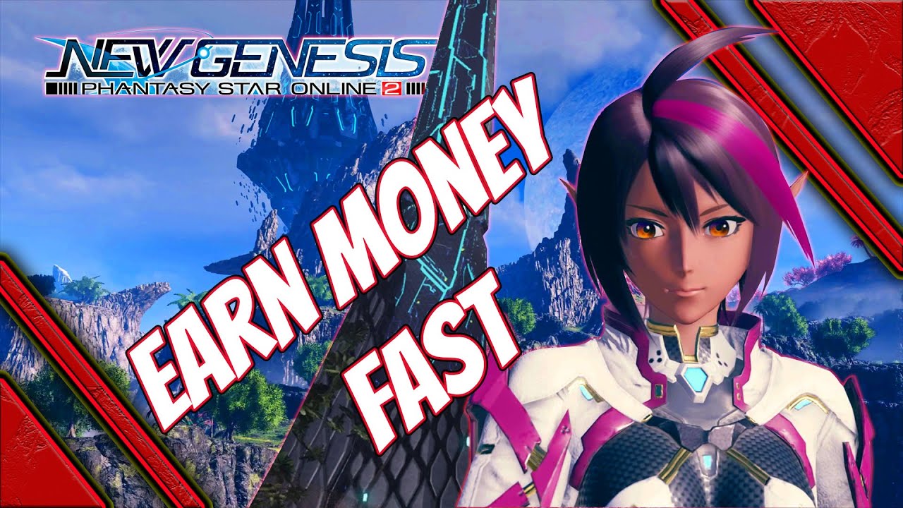 PSO2 New Genesis how to earn money meseta fast as a new beginner player