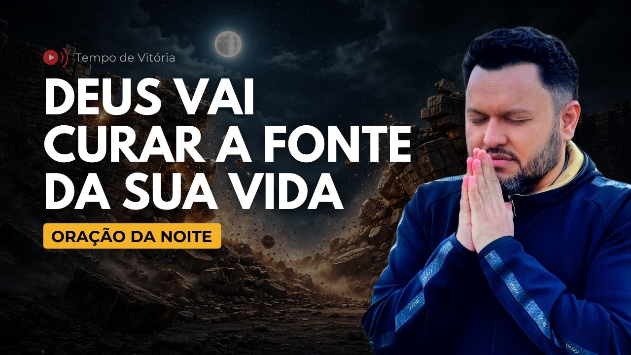 Oração da Noite – Deus Vai Curar a Fonte da Sua Vida | 3º Dia da Campanha Queda das Muralhas