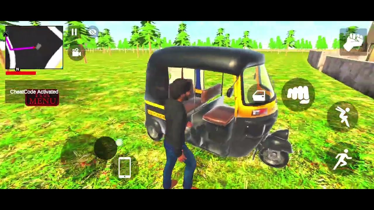 🇮🇳Indian Theft Auto Simulator🚀 pushpa💀Character Car Showroom🚀 Modified Fortune Thar Car game🚗🎯🤔