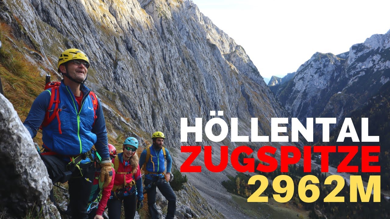 Zugspitze 2962m via Höllental-Klettersteig (mit Schnee) - Eine Tour für ambitionierte Bergsteiger
