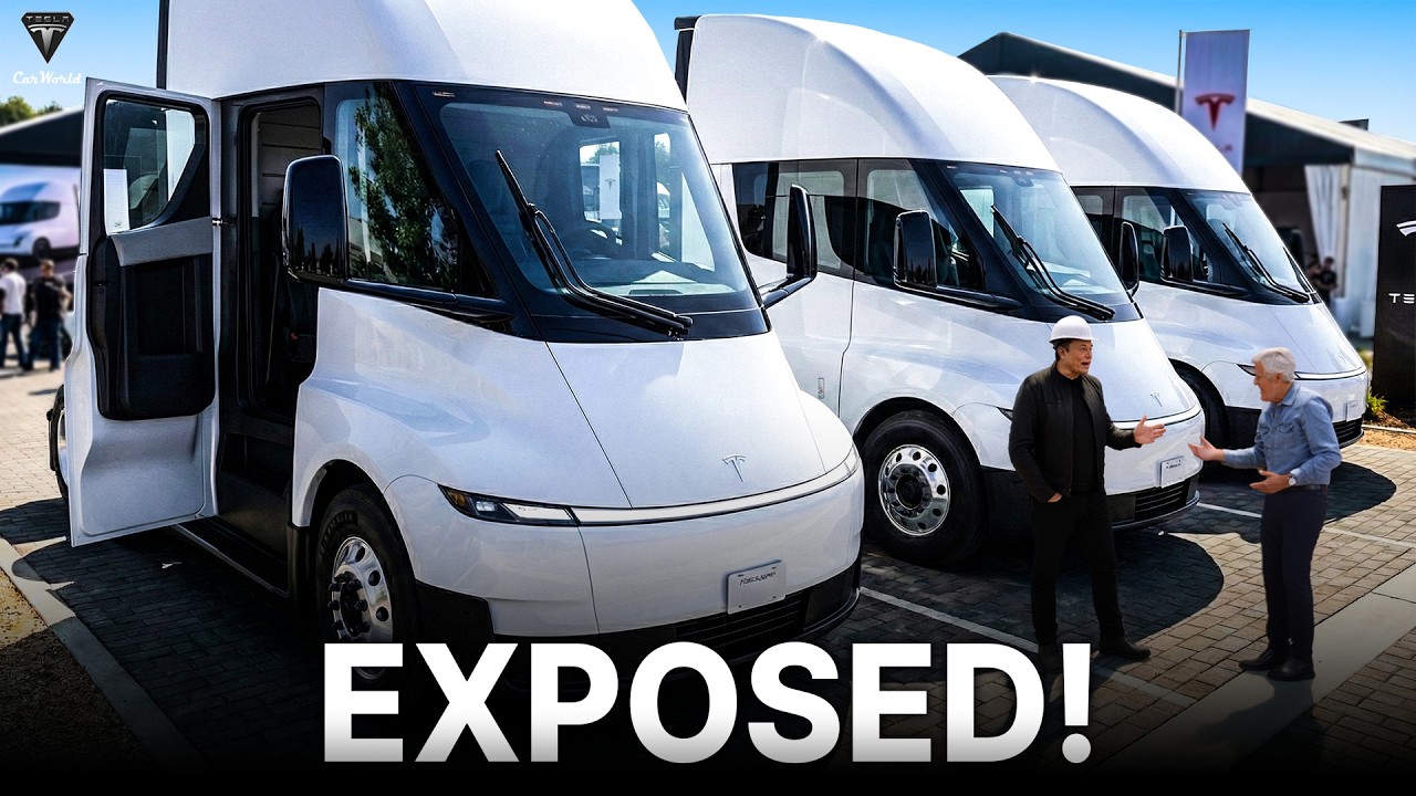 Илон Маск представил новую информацию о Tesla Semi 2026: первый взгляд внутрь!