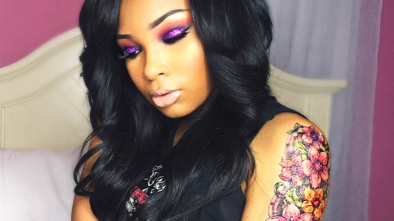 Grunge Glam - Purple Glitter | AaliyahJay