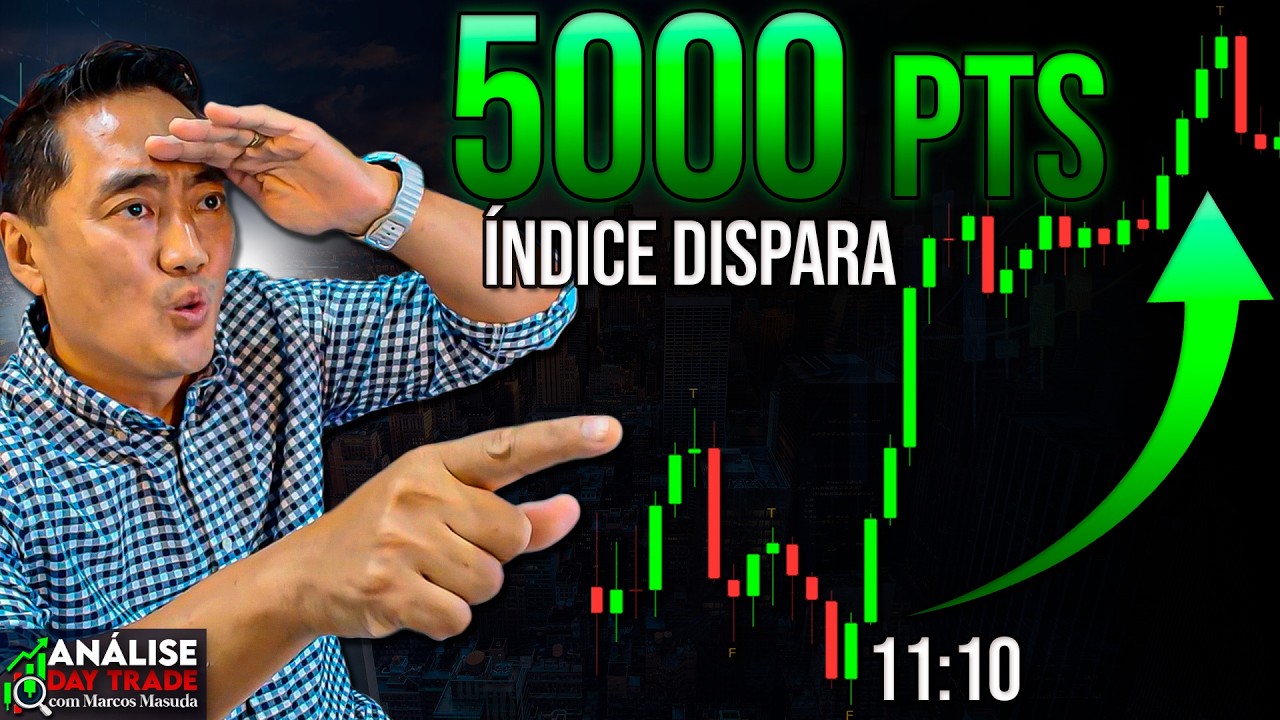 5000 PONTOS DE ALTA! Trump mexe no petróleo e o Índice dispara