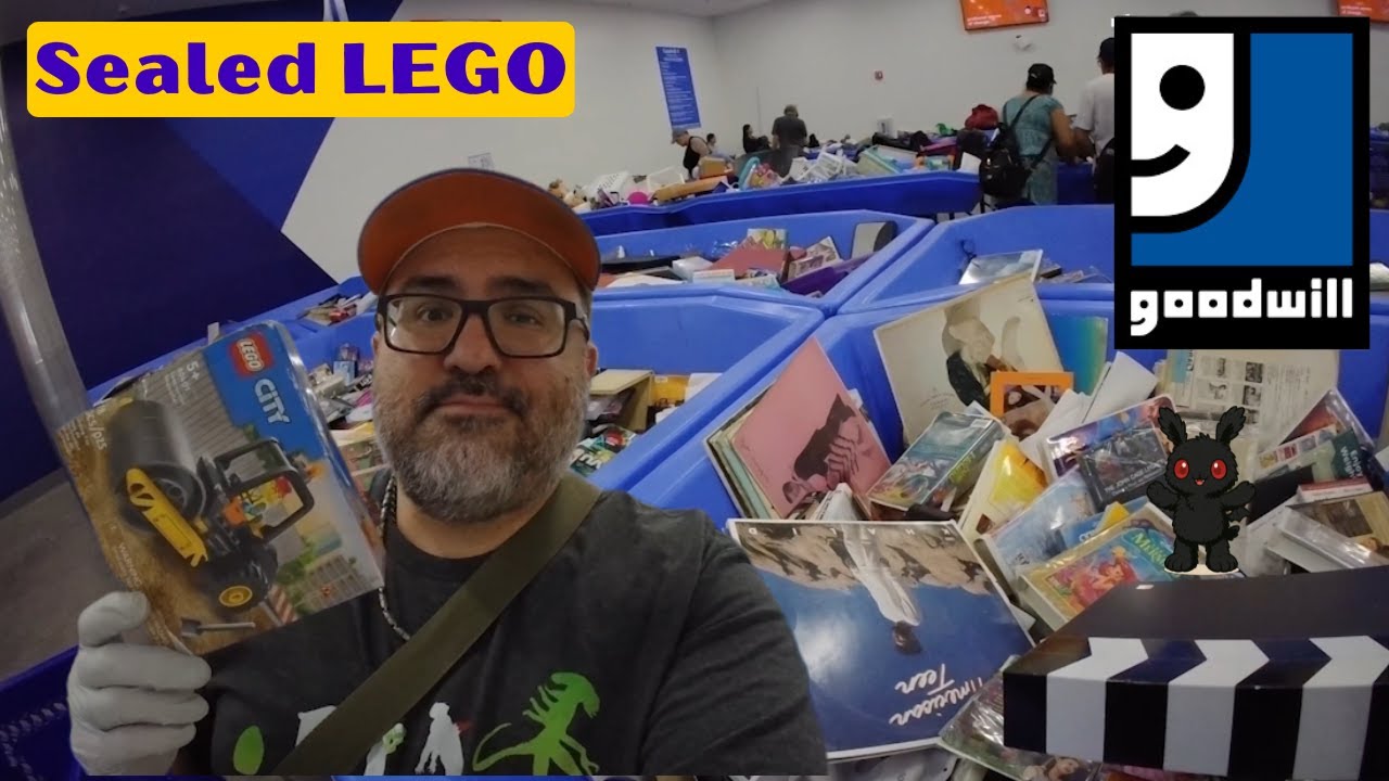 Thrifting Goodwill Bins: Sealed LEGO & Rare Mid-Century Starburst Clock Jackpot!