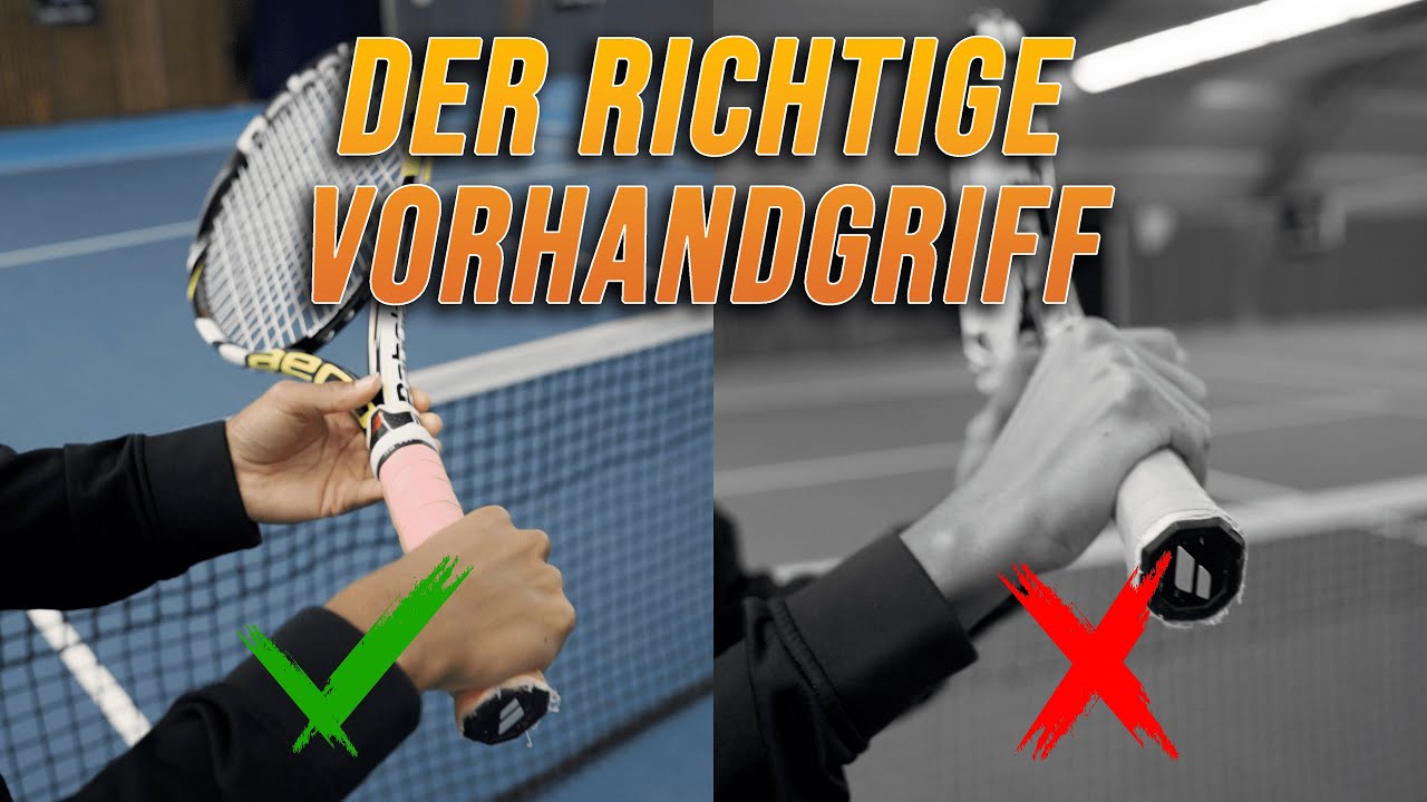 Tennis Vorhand Griffhaltung - So findest du den perfekten Vorhand-Griff!