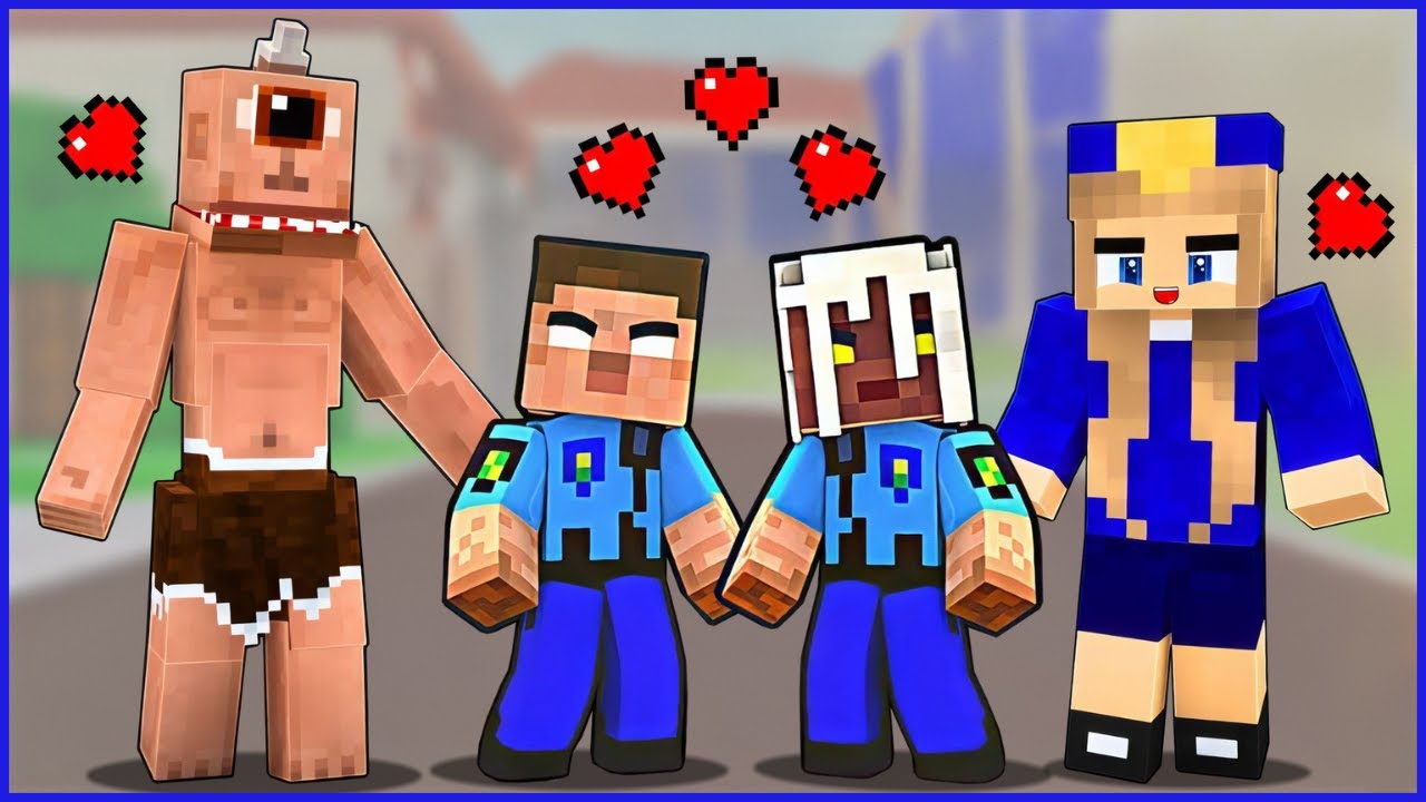 TEPEGÖZ VE ASLI POLİS EVLENDİ BEBEKLERİ OLDU 😱 - Minecraft