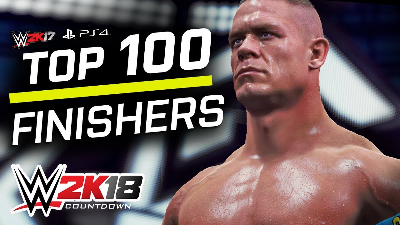 Top 100 Finishers in WWE 2K17