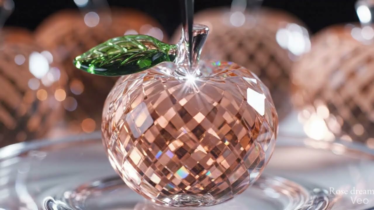【ガラス音ASMR】ガラスフルーツが心地よく割れる音🍑🍓あなたは何を選ぶ？|Glass fruits cutting ASMR✨　#asmr #ガラスフルーツ #satisfyingsounds