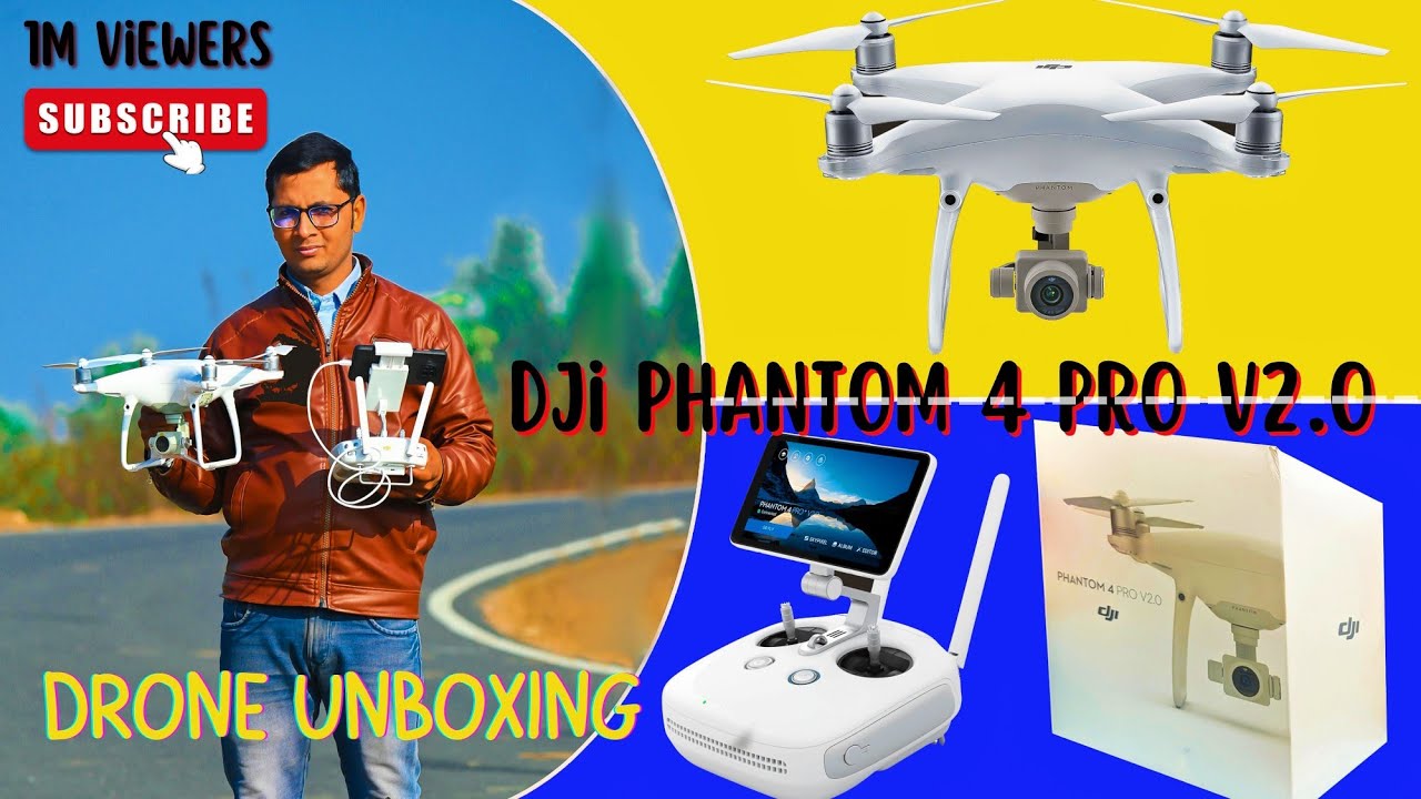 Drone Unboxing 2023 Dji Phantom (4 pro V2.0) 😲😲😲#drone #unboxingvideo