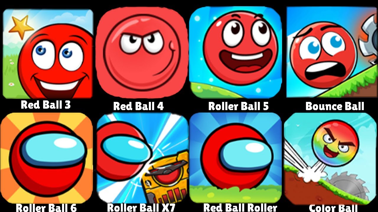Red Ball 3,Red Ball 4,Roller Ball 5,Bounce Ball,Roller Ball 6,RollerBall7,Red Ball Roller,Color Ball