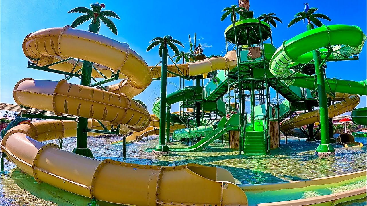 Kids Water Slides at Ethno Belek Water Park